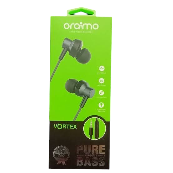 Oraimo White OEP-E33 In-ear EARPHONE